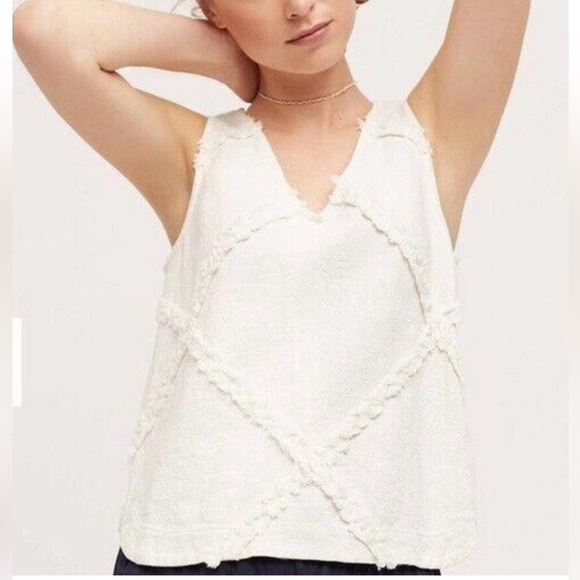 Anthropologie HD in
Paris Sleeveless Ruffled blouse - Picture 4 of 4